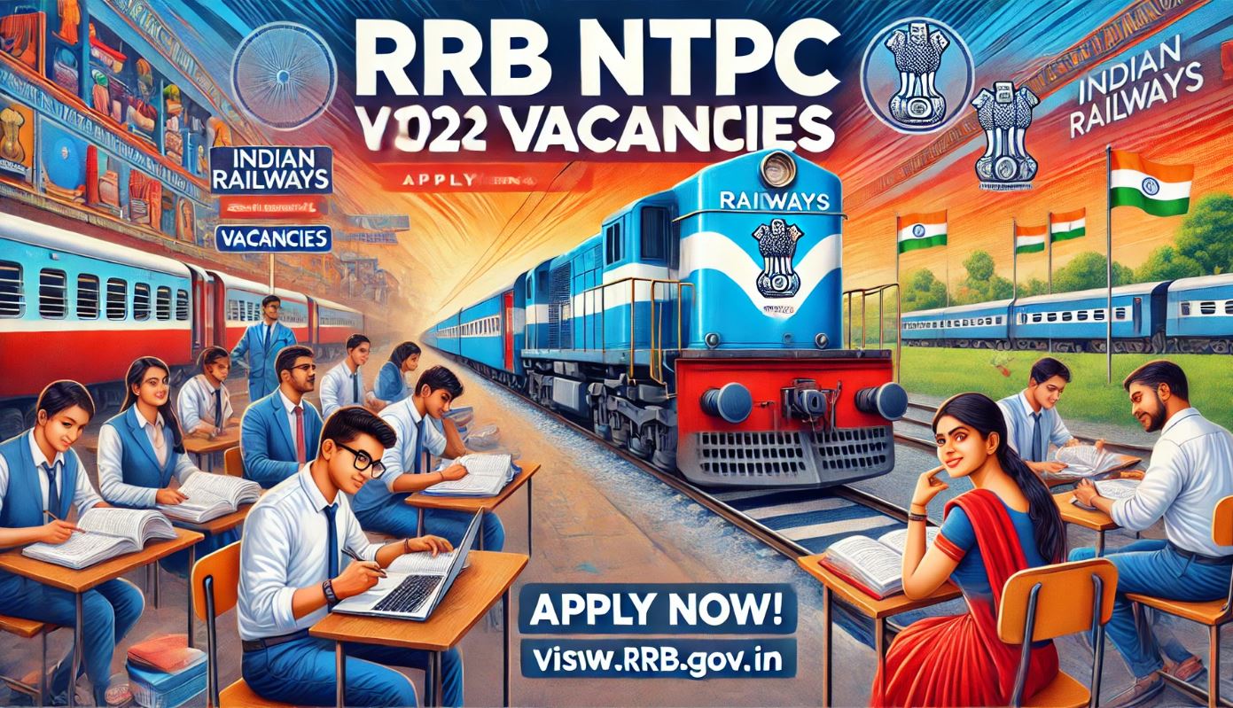 "RRB NTPC 2024 Success: Proven Mock Test Strategy for Sure Results"students are studing at railway platform
