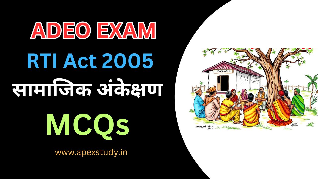RTI Act 2005 सामाजिक अंकेक्षण