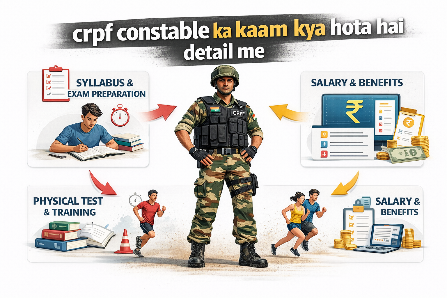 CRPF Constable syllabus salary physical preparation 2026 full guide image