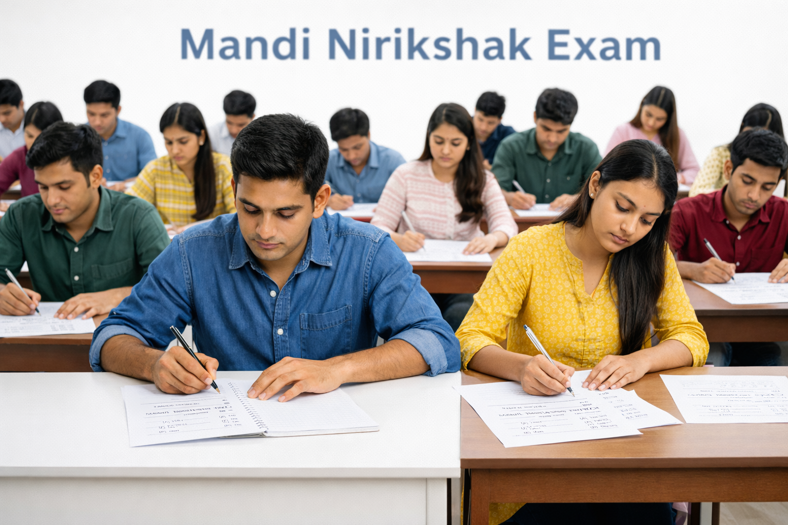 mandi nirikshak selection process mcq exam