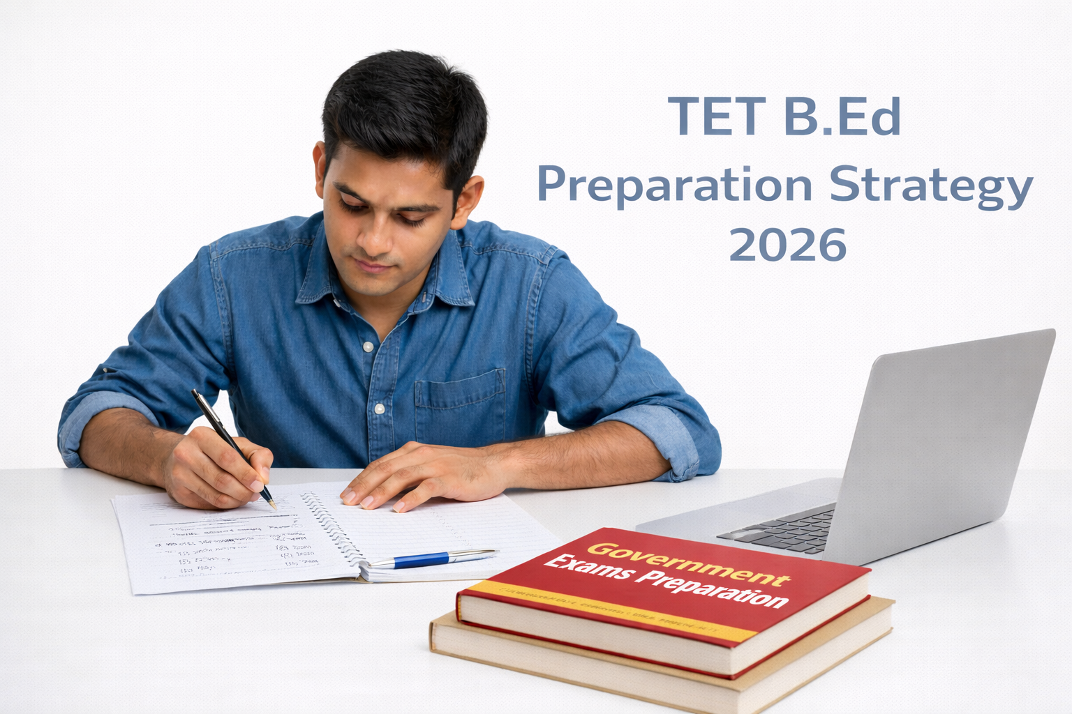 TET BEd preparation strategy 2026 student studying