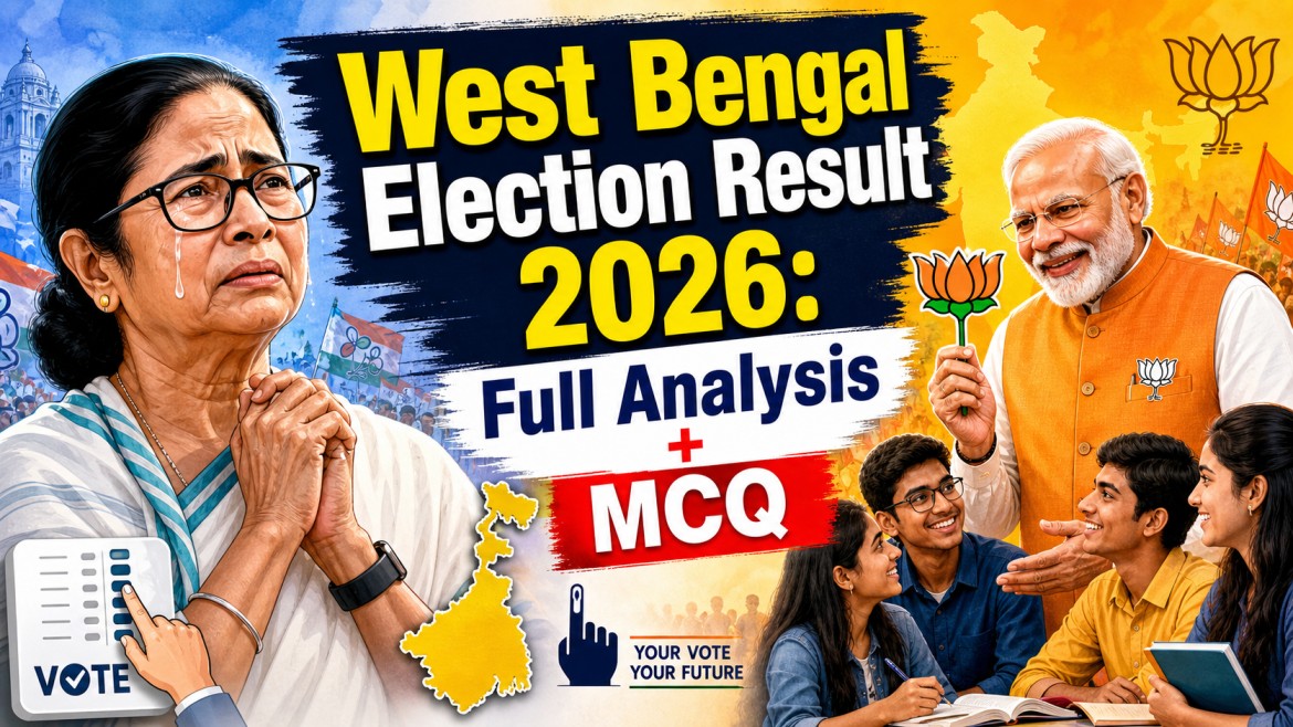 west bengal election result 2026 analysis title banner mcq blog